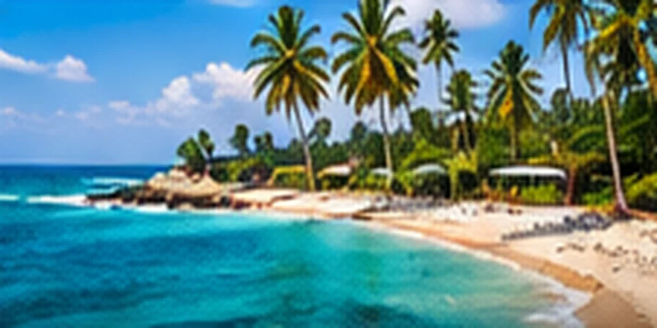 Illustrative Sri Lanka beach